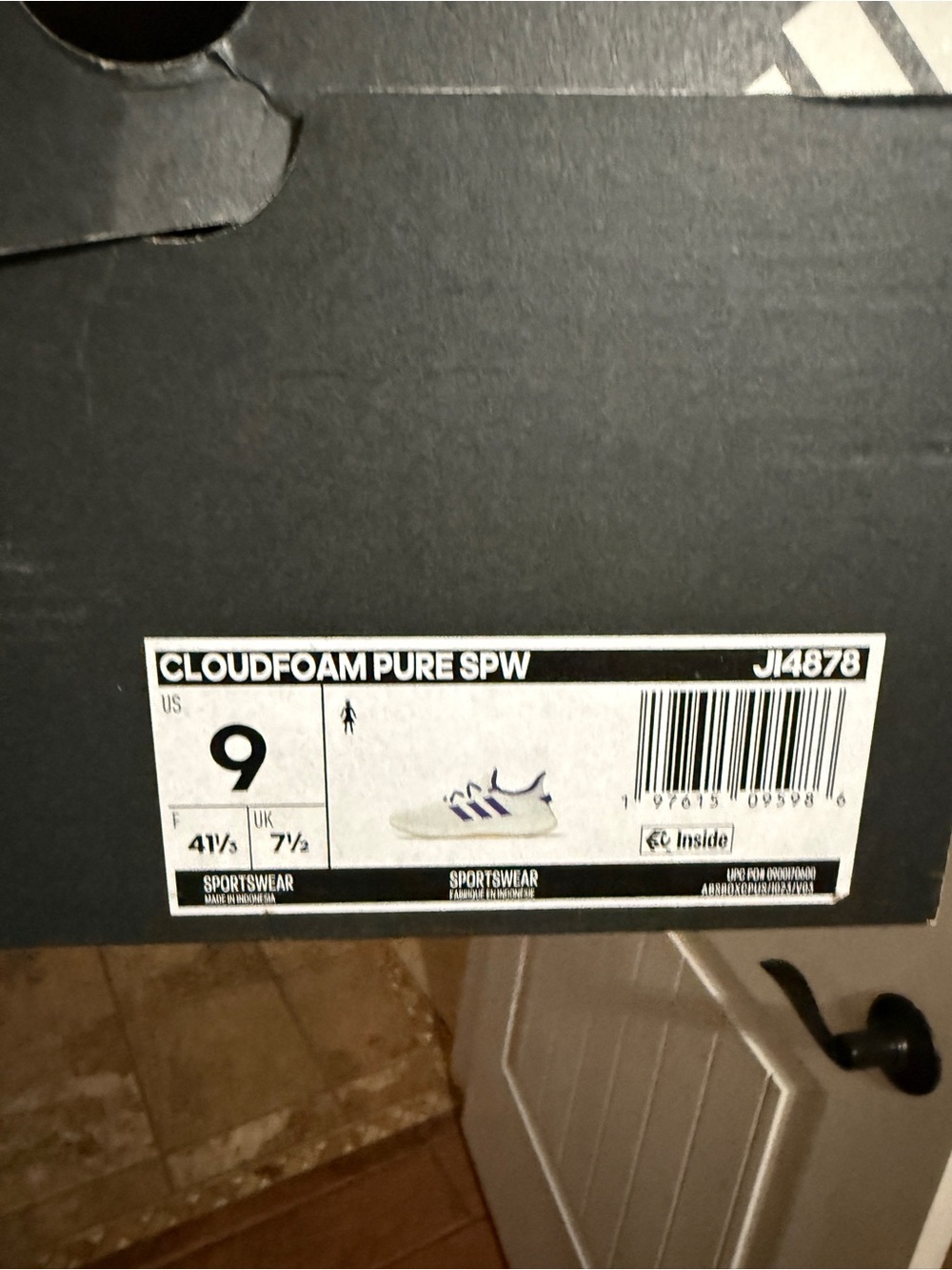 adidas Cloudfoam Pure SPW US 9
